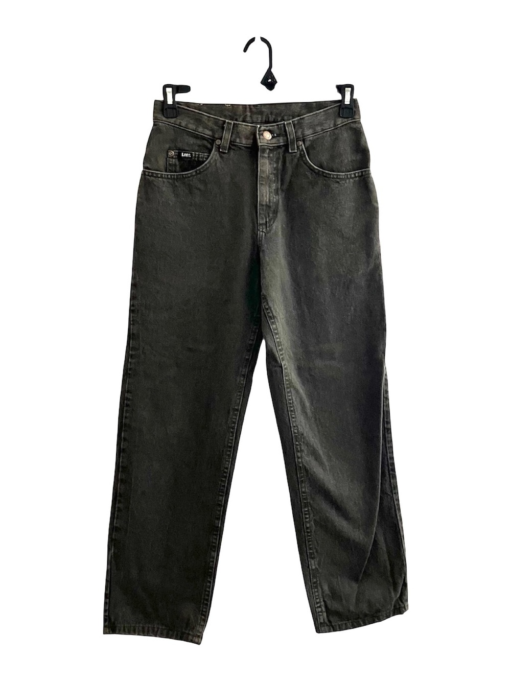 Vintage Lee Dark Brown Jeans Men’s 30x30 Straight Leg Denim USA Made Style